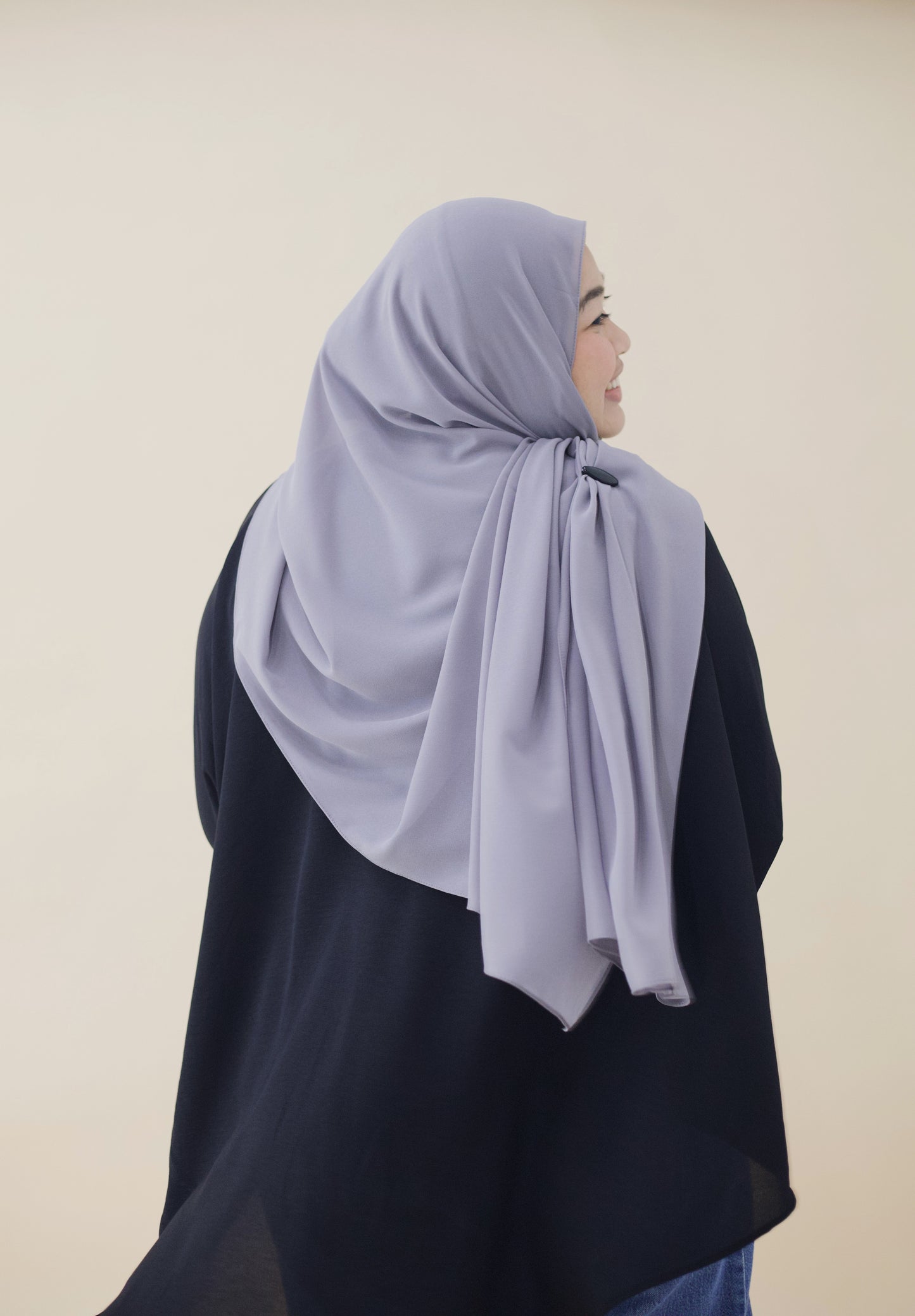 PREMIUM CHIFFON HIJAB - LIGHT GREY
