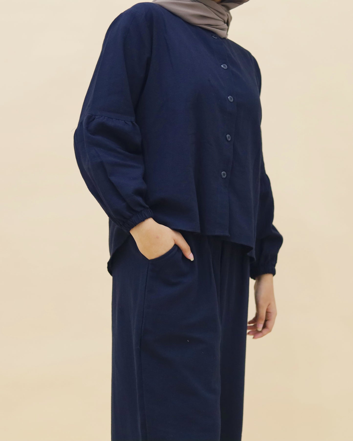 AMANI PANT SET - BLACK