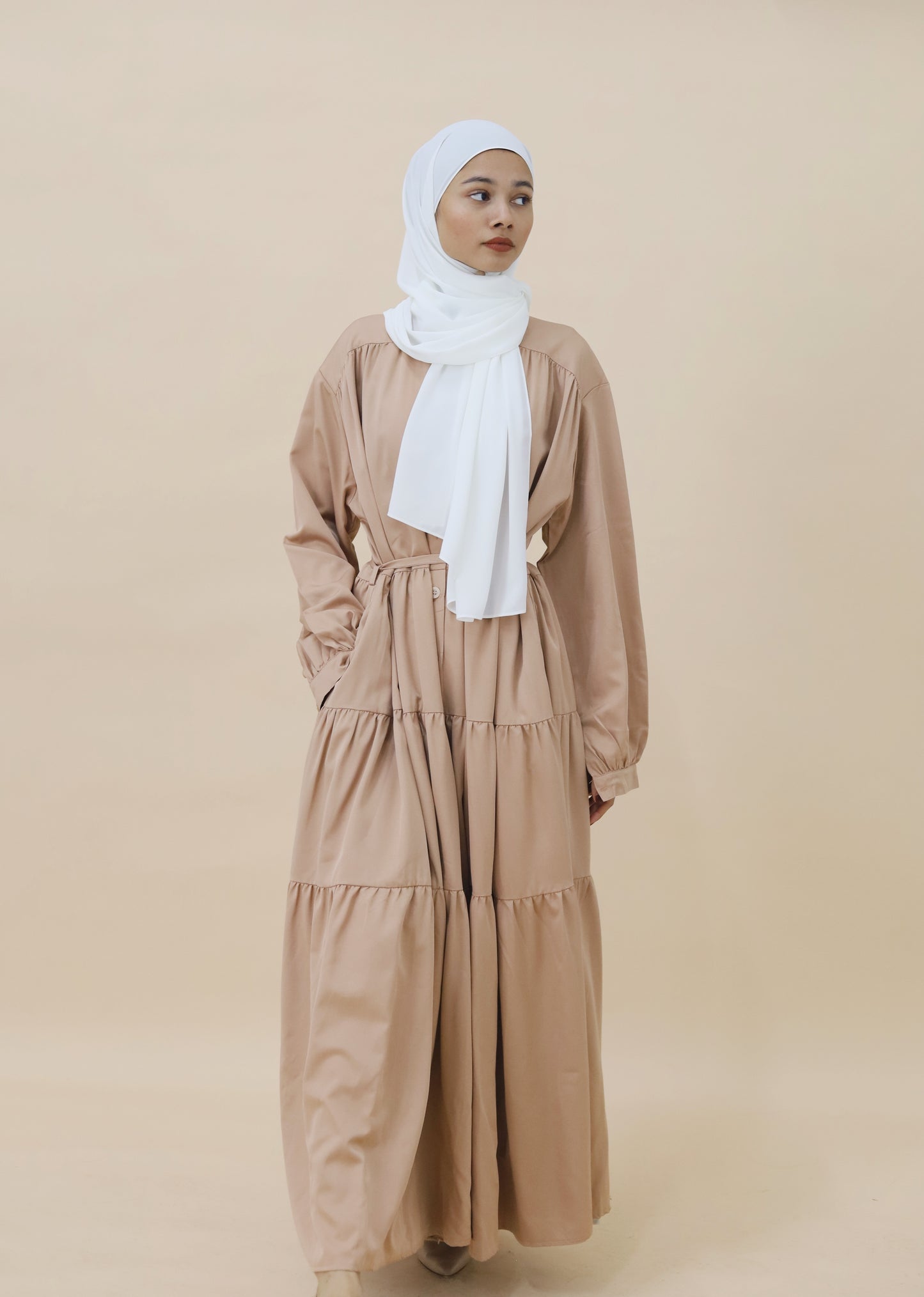 AMAL MAXI DRESS - SAND