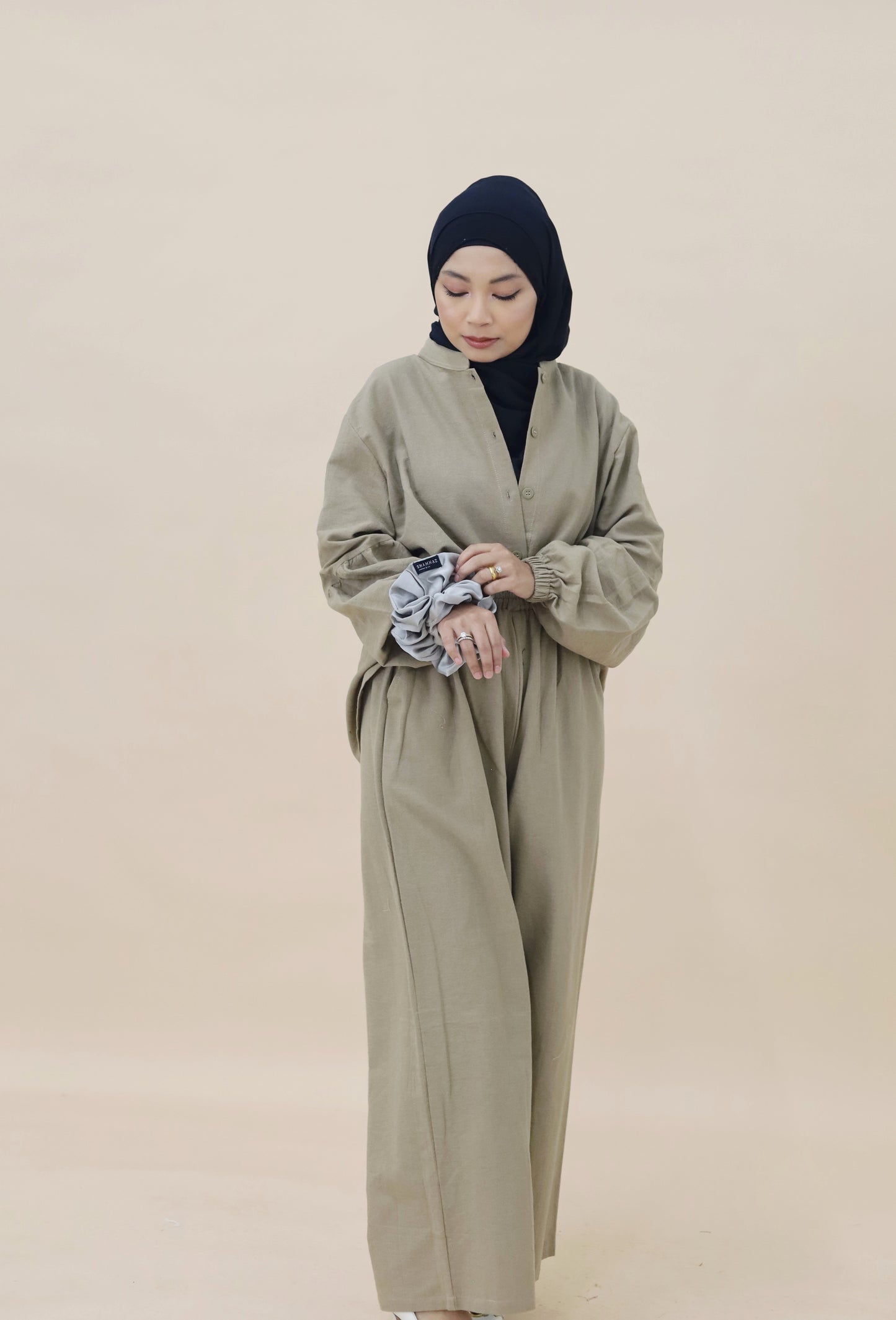 AMANI PANT SET - CAMEL