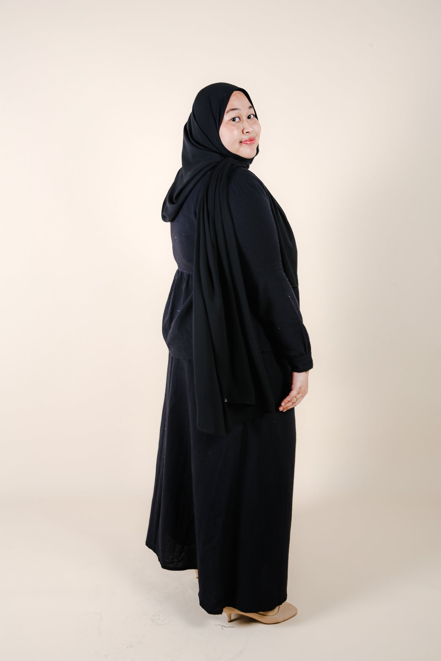 LUNA SKIRT SET - BLACK