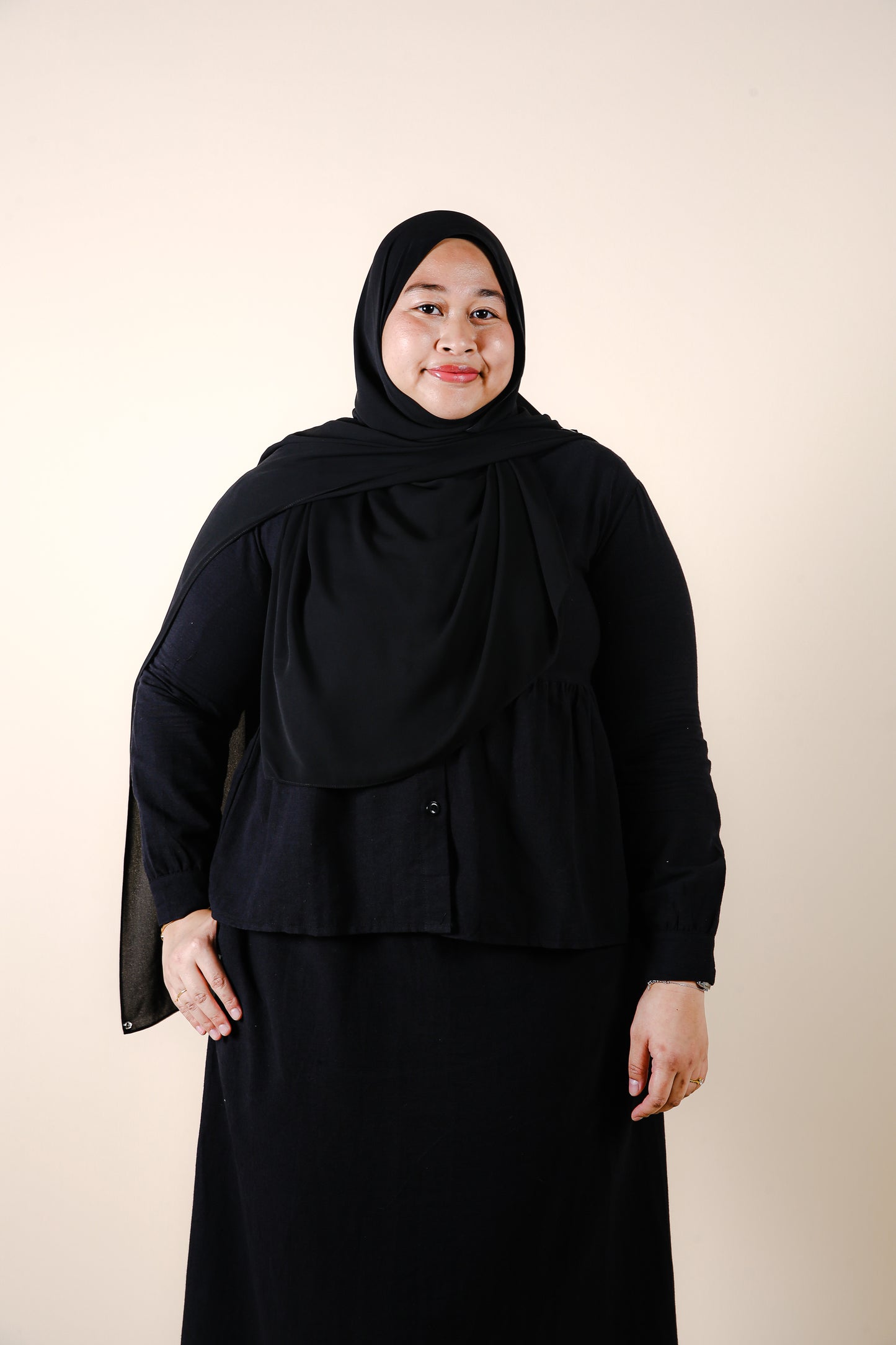 LUNA SKIRT SET - BLACK