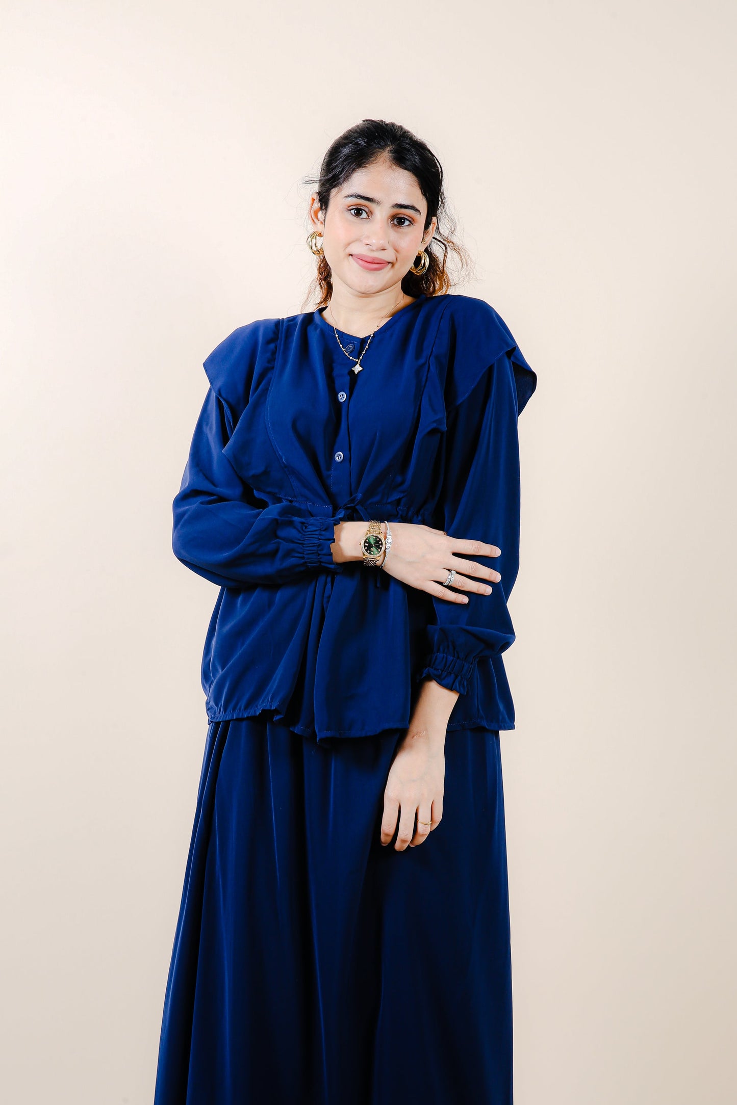 CHAZIA SKIRT SET - ROYAL BLUE