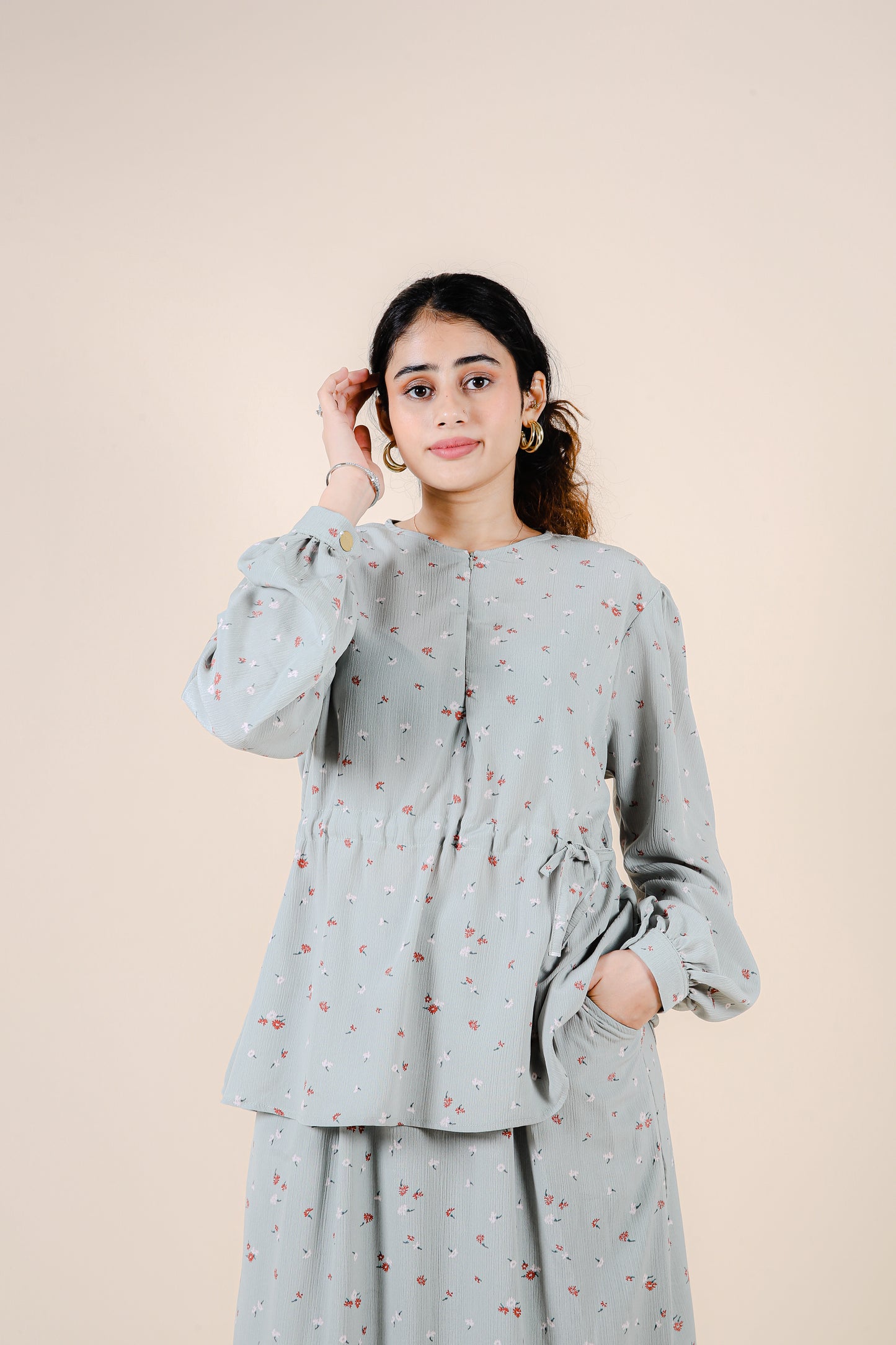 KIRDAN SKIRT SET - EUCALYPTUS