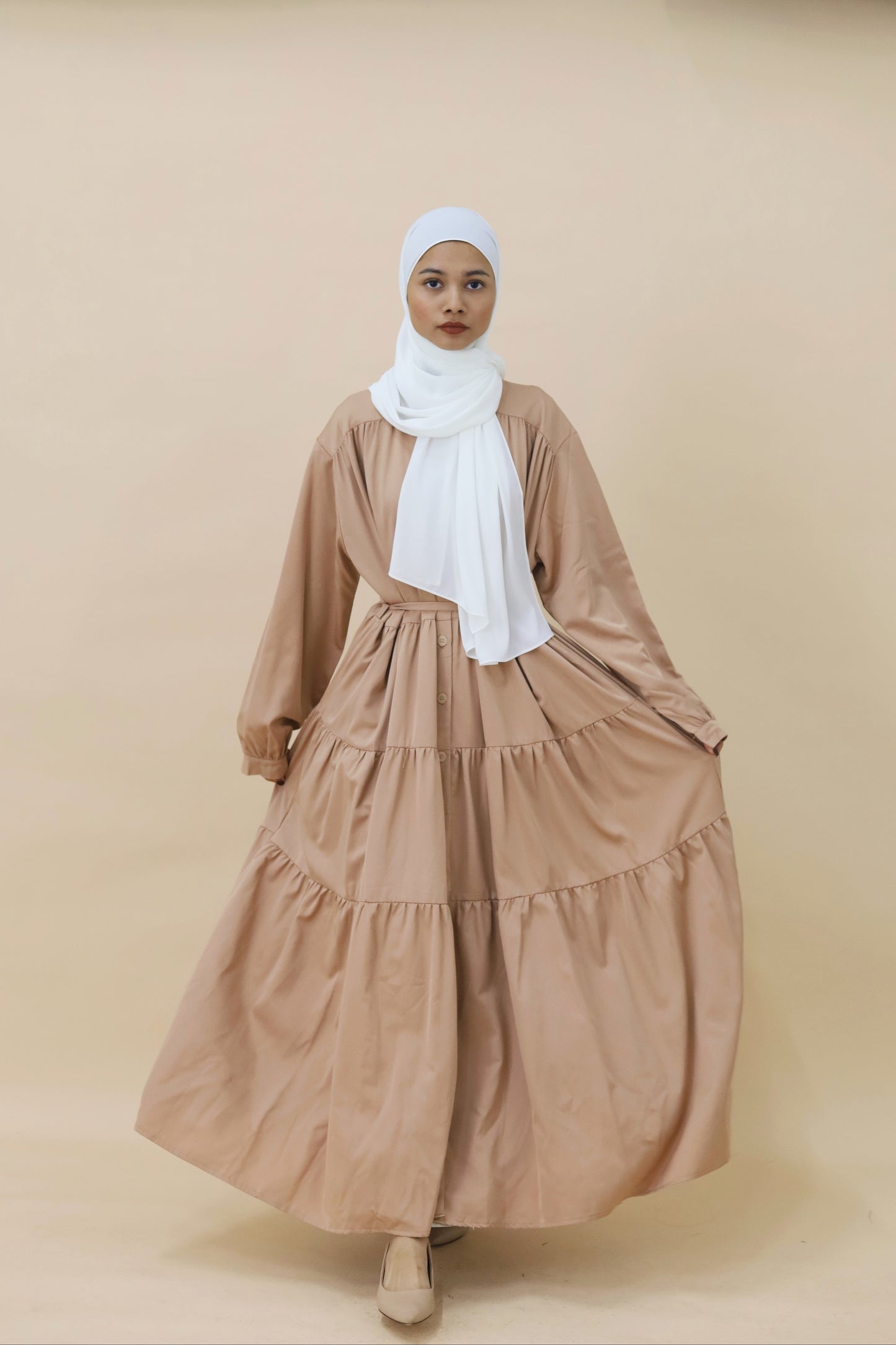 AMAL MAXI DRESS - SAND