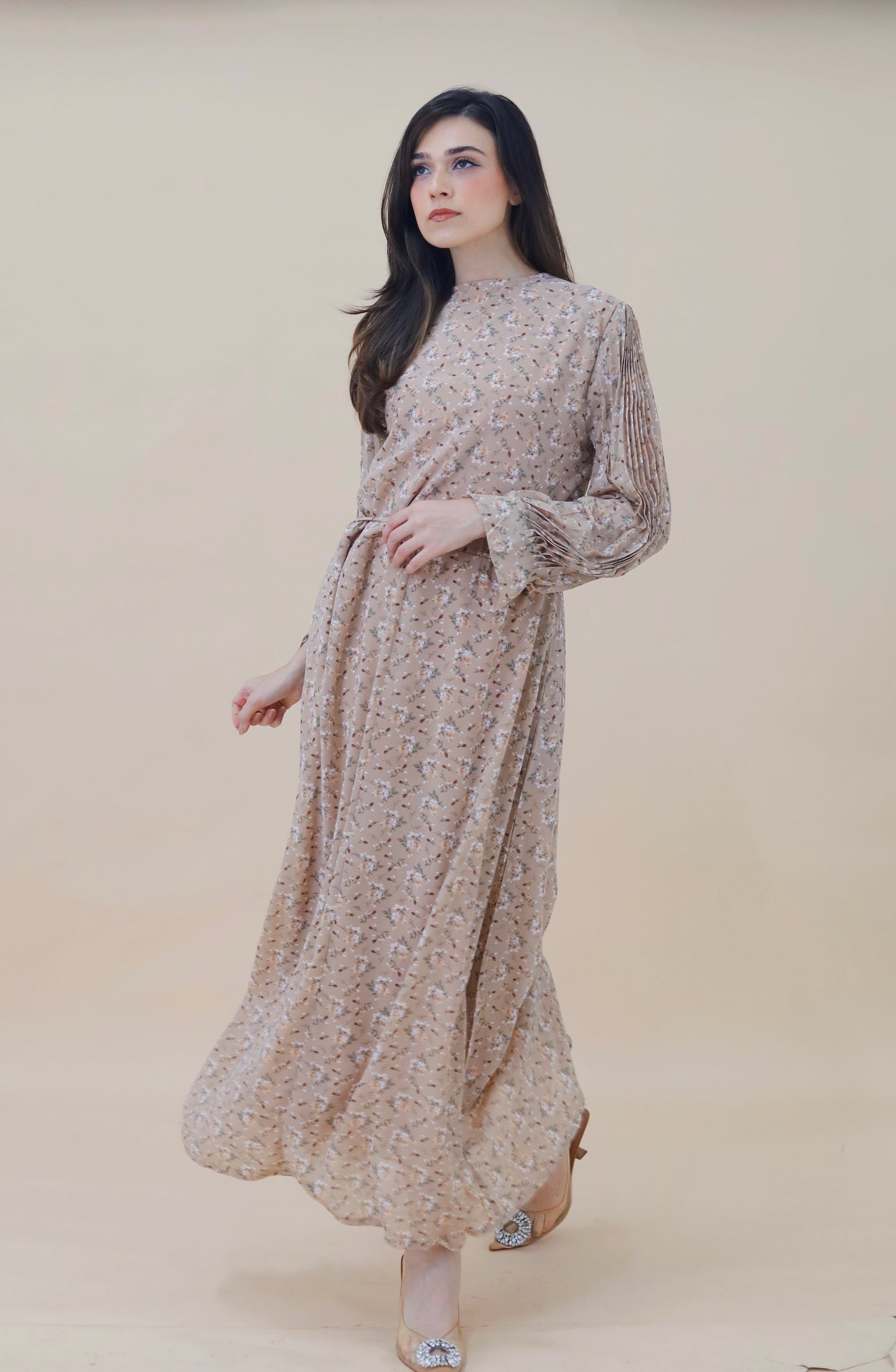 BAIZA MAXI DRESS - SAND