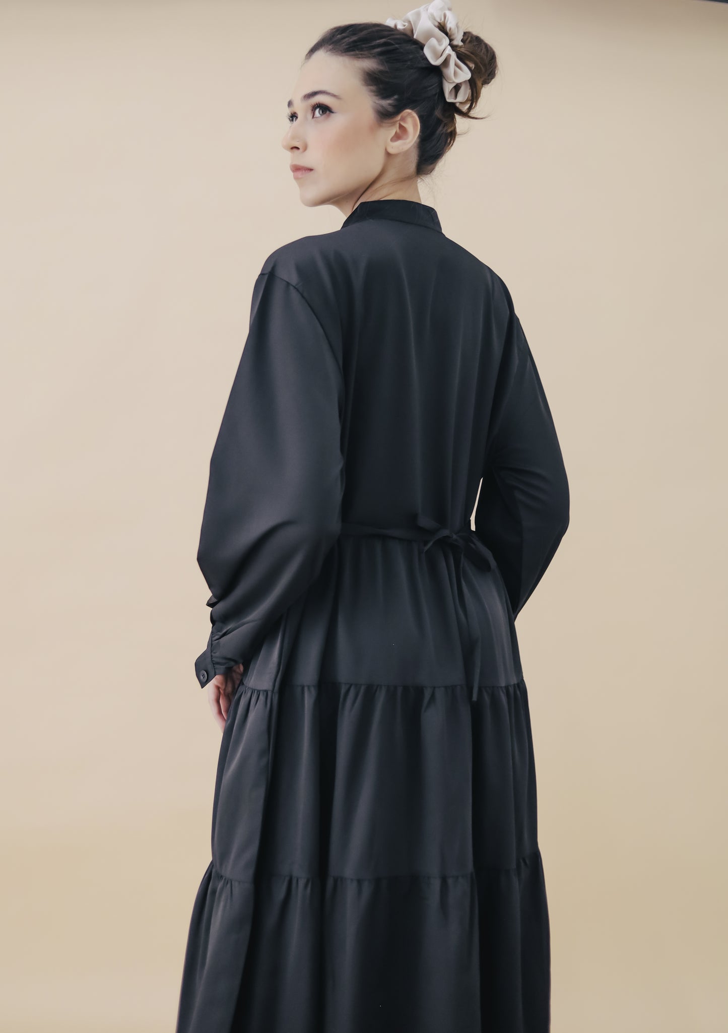 AMAL MAXI DRESS - BLACK