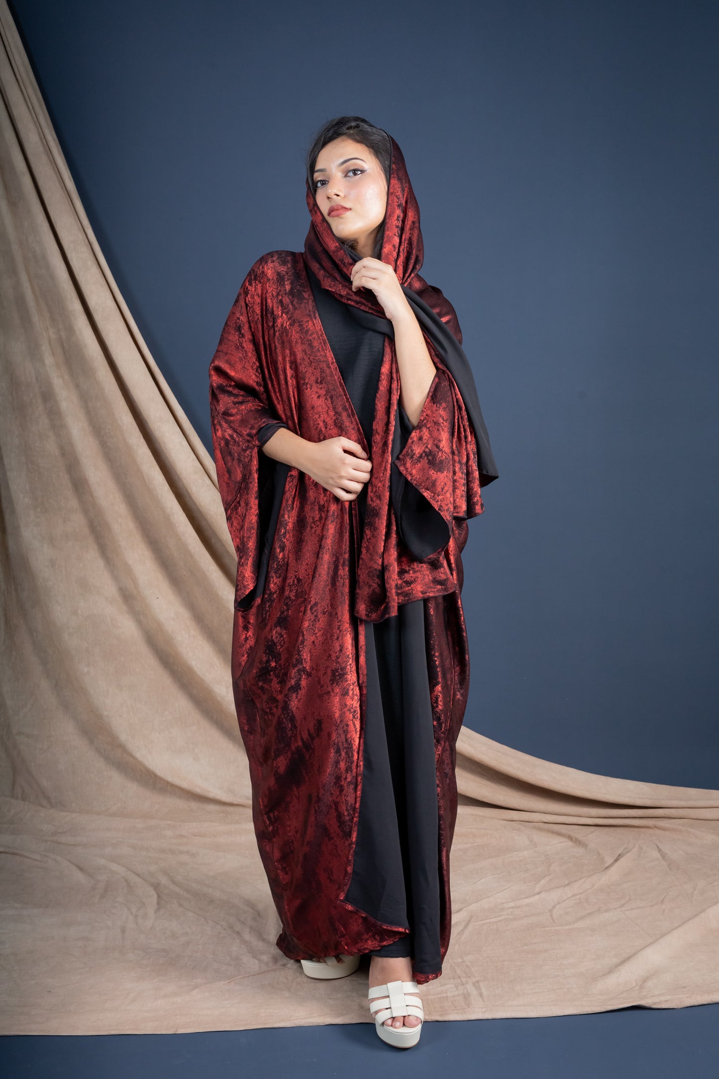 MALIKA ABAYA - CHERRY RED