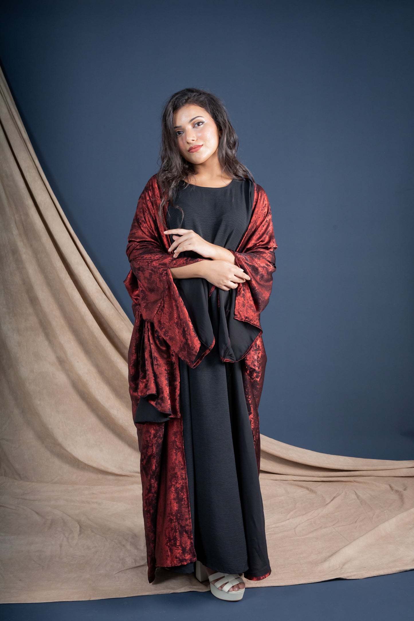 MALIKA ABAYA - CHERRY RED