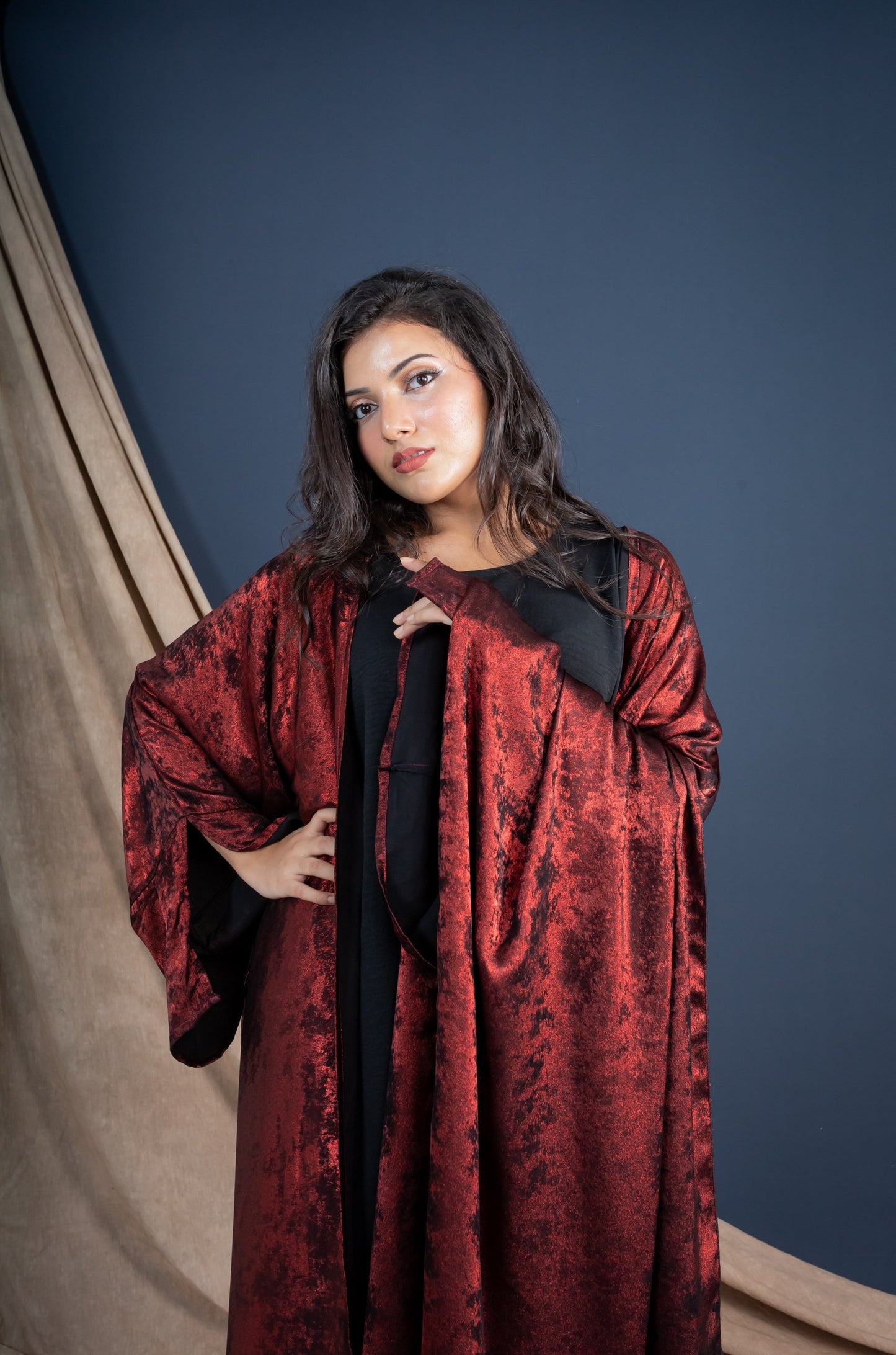 MALIKA ABAYA - CHERRY RED