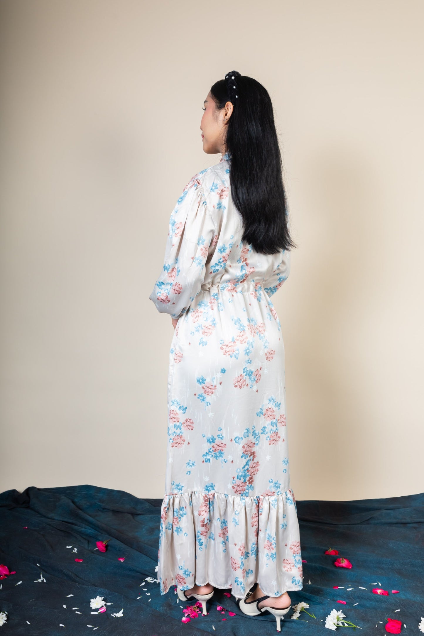 FAYE MAXI DRESS - CLOUD