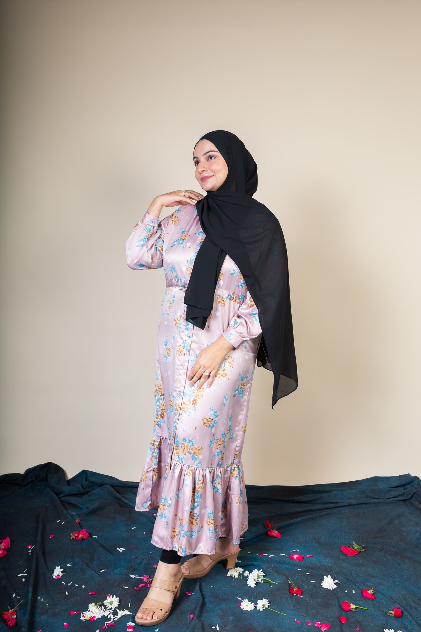 FAYE MAXI DRESS - ROSE
