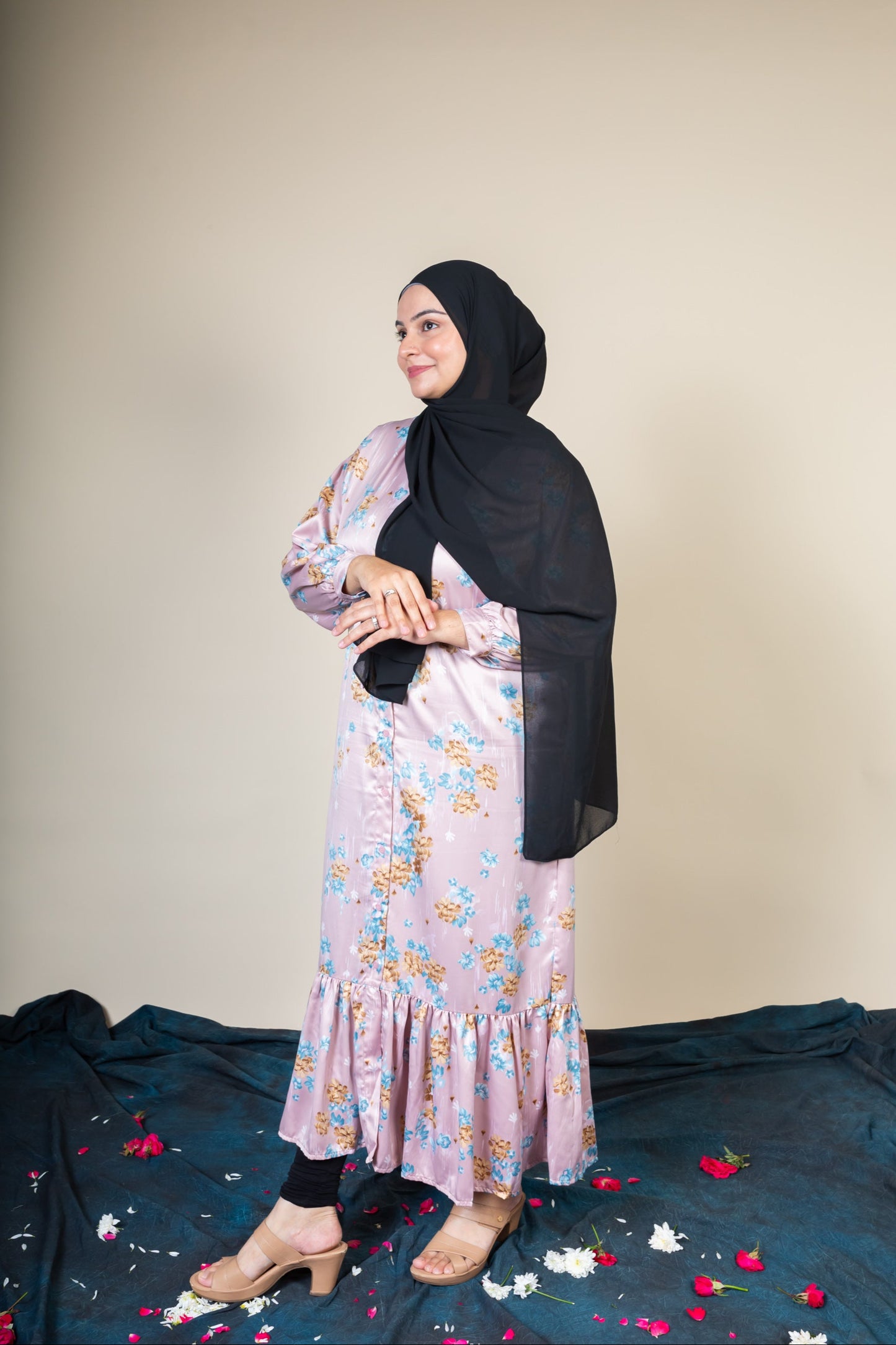 FAYE MAXI DRESS - ROSE