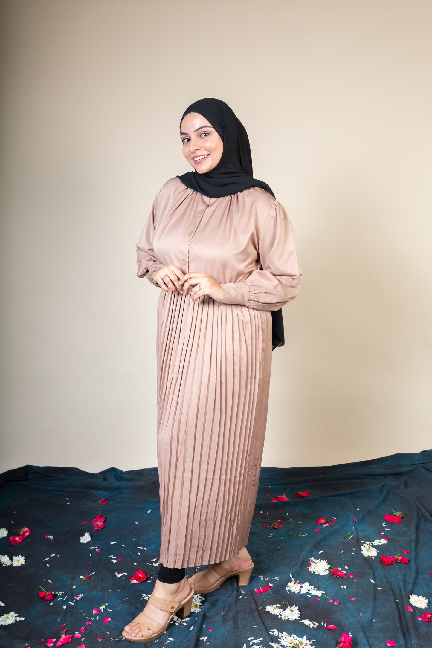 GULNAR MAXI DRESS - MOCHA