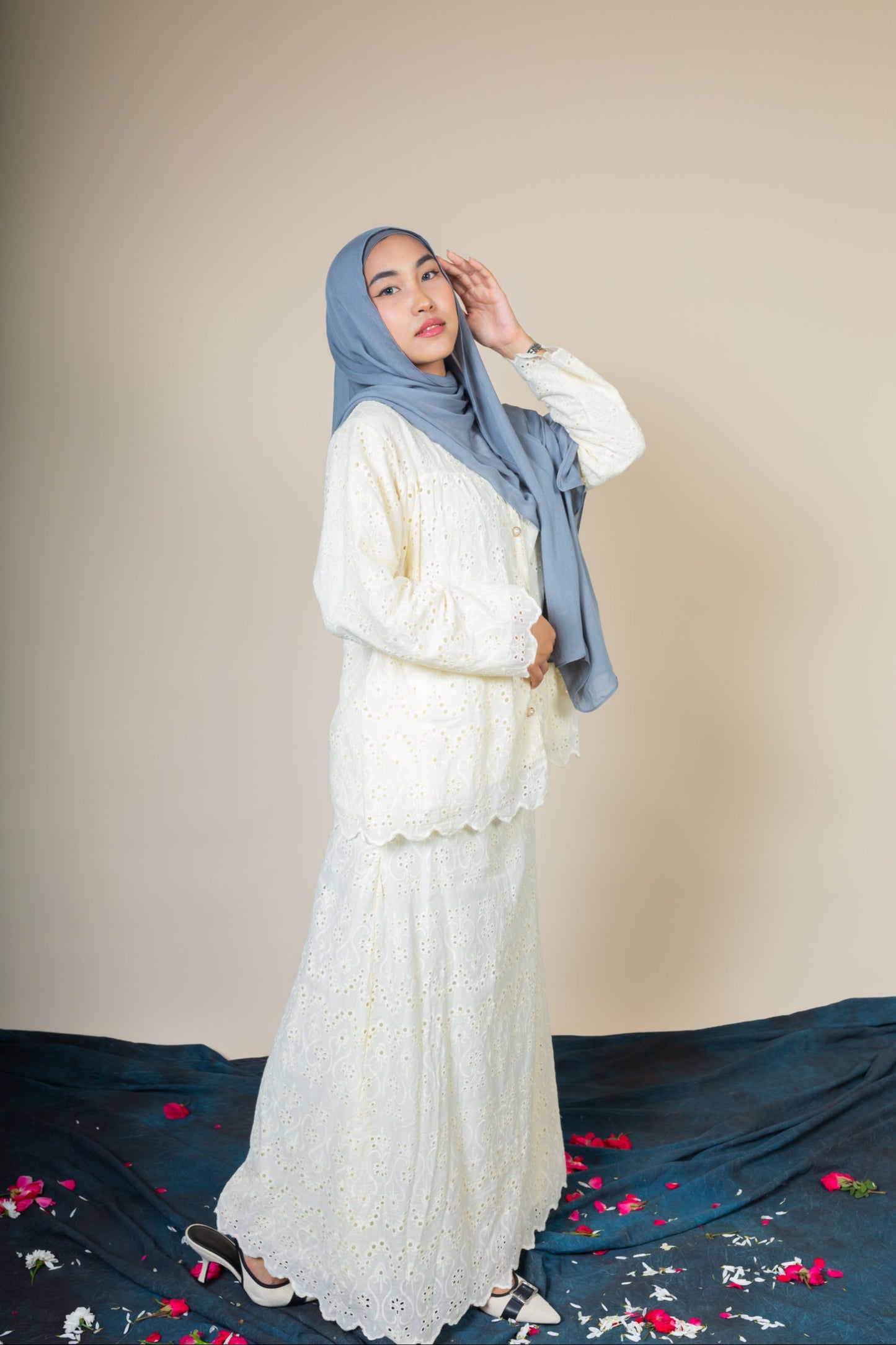 MAHEEN SKIRT SET - BUTTER CREAM