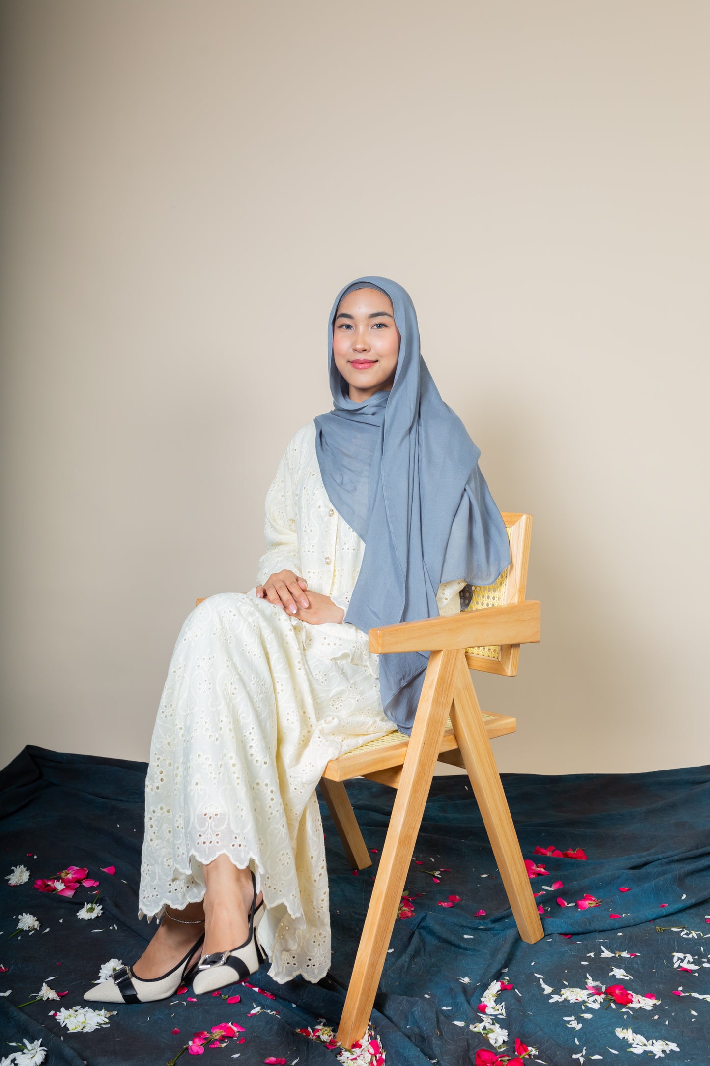 MAHEEN SKIRT SET - BUTTER CREAM