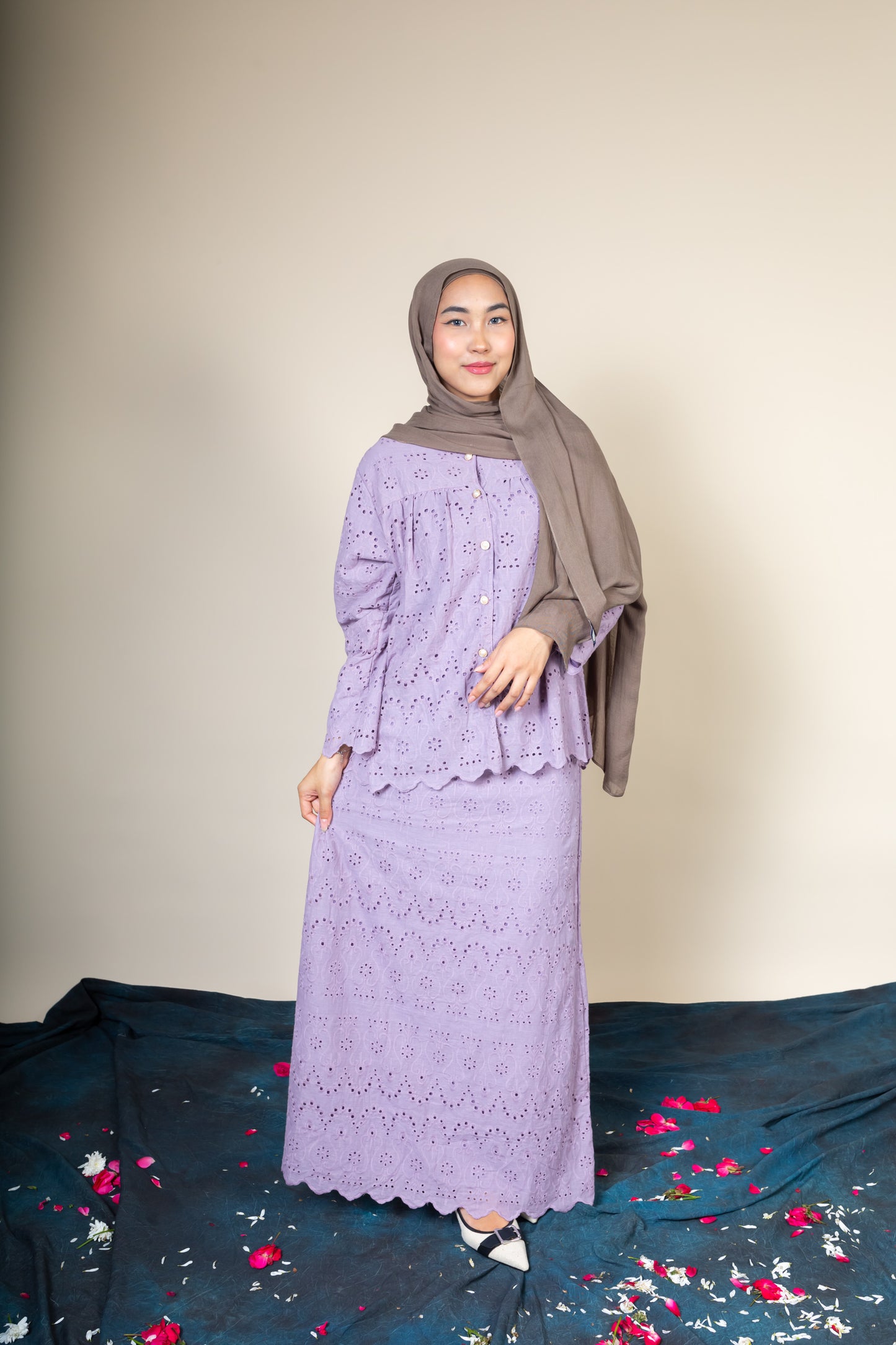 MAHEEN SKIRT SET - LAVENDER