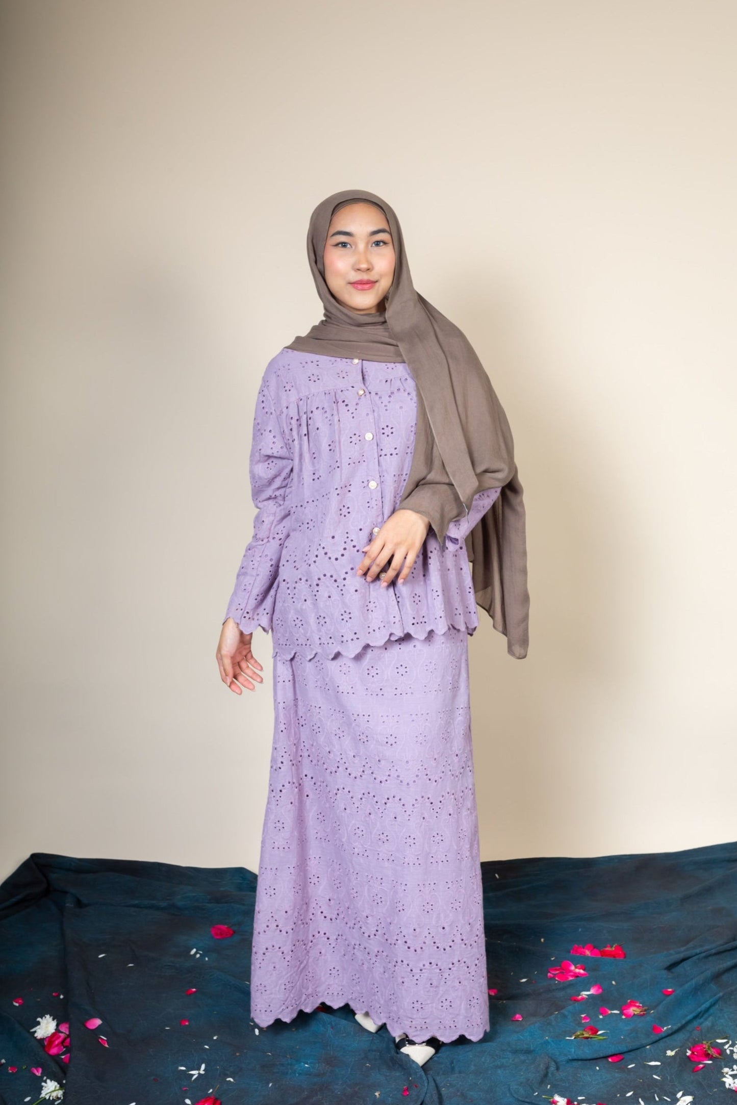 MAHEEN SKIRT SET - LAVENDER