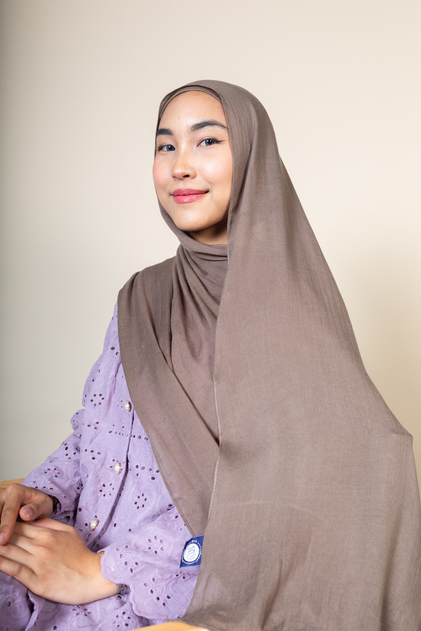 BAMBOO MODAL HIJAB WITH MATCHING INNER CAP - CEDAR