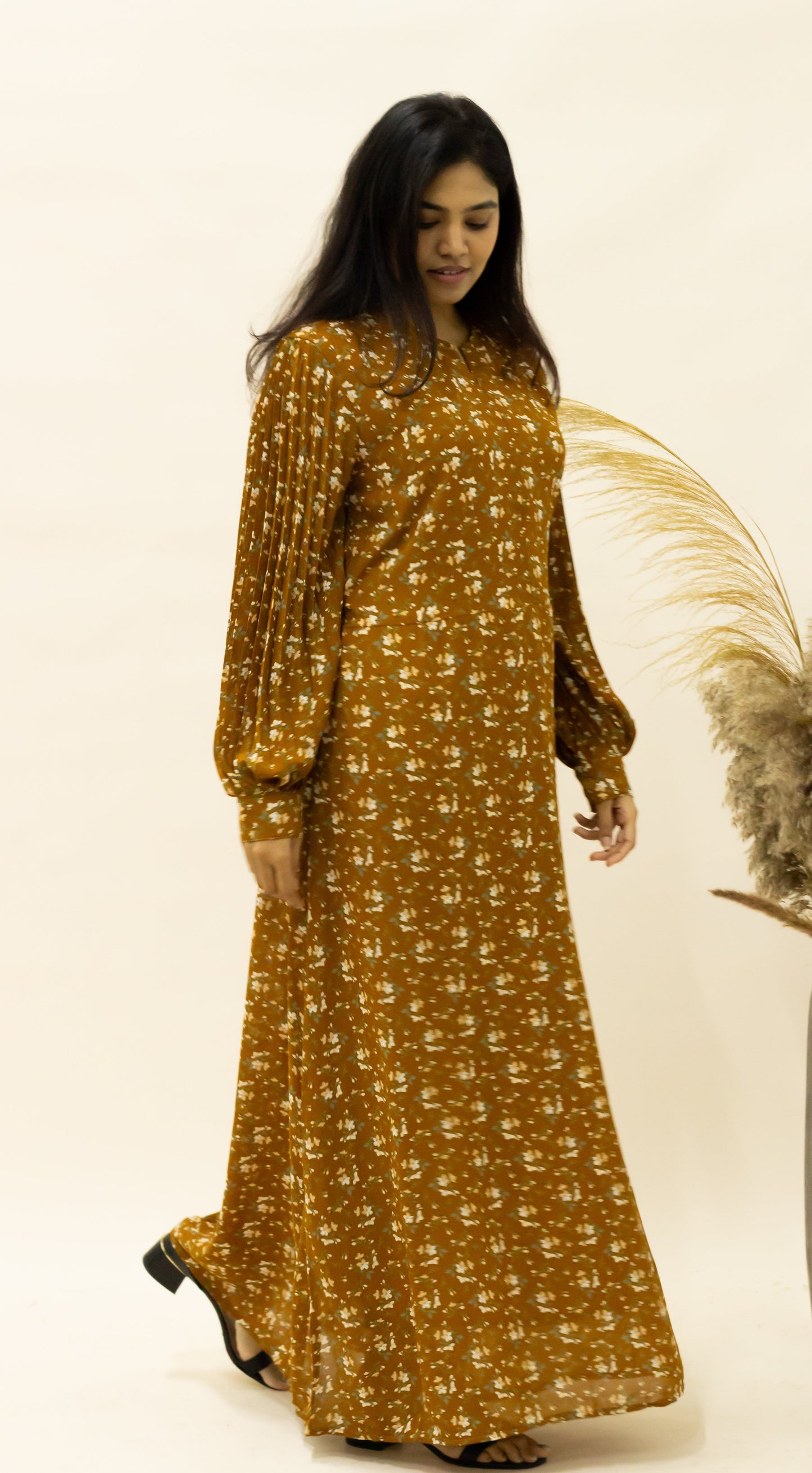 BAIZA MAXI DRESS - CEDAR