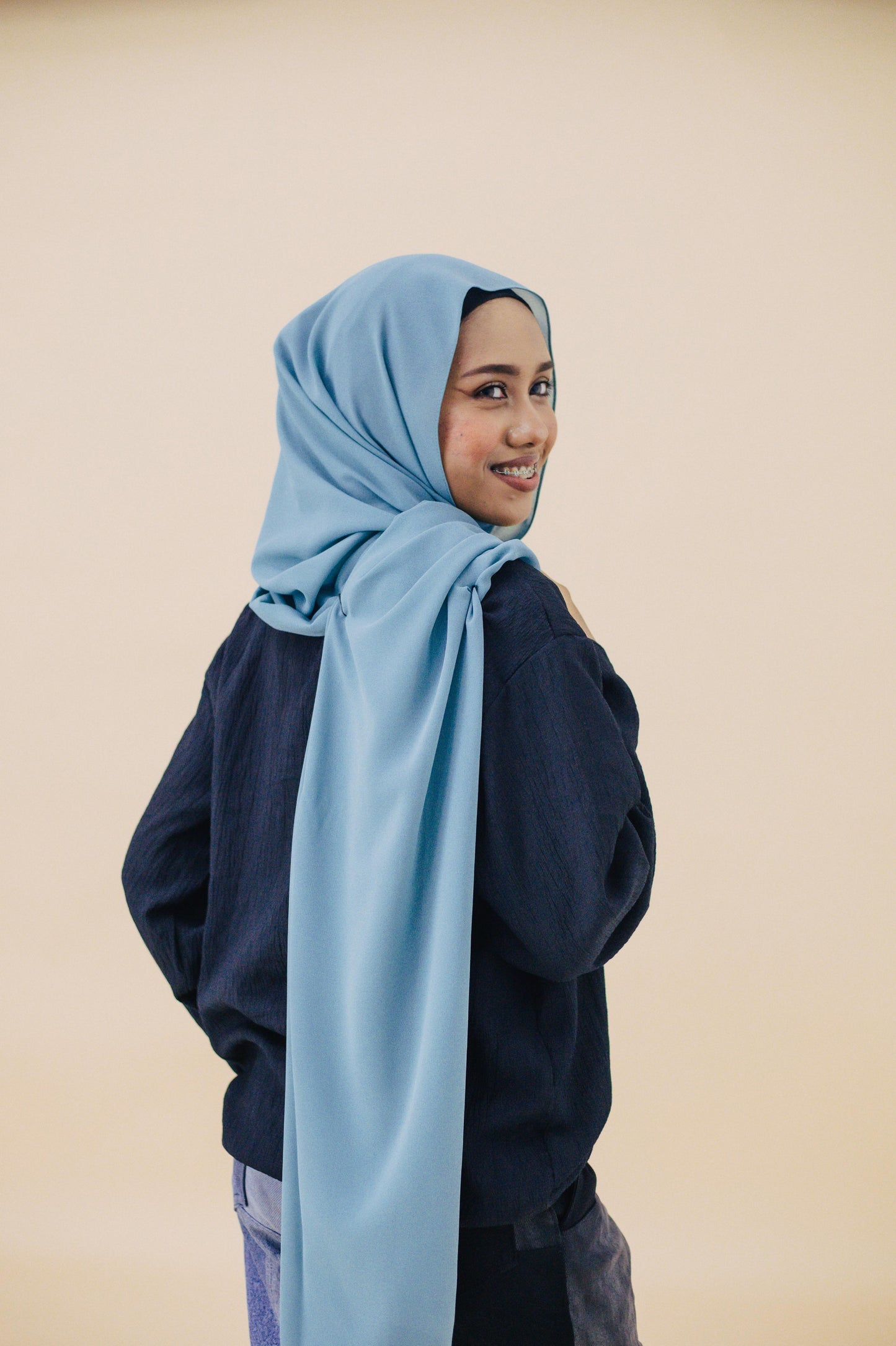NORMAL CHIFFON HIJAB - SAPPHIRE