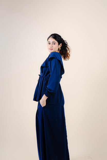 CHAZIA SKIRT SET - ROYAL BLUE
