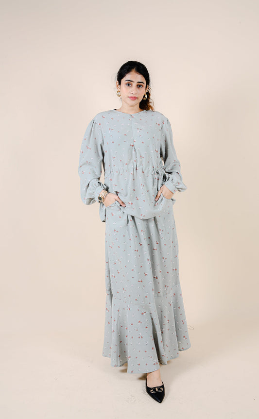 KIRDAN SKIRT SET - EUCALYPTUS