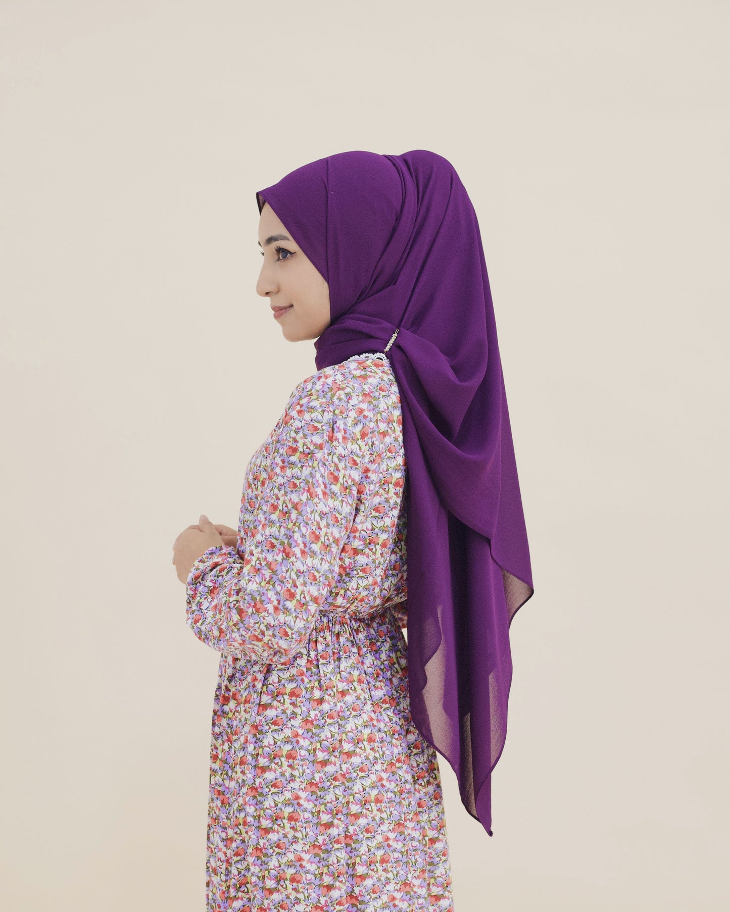 PREMIUM CHIFFON HIJAB - MULBERRY