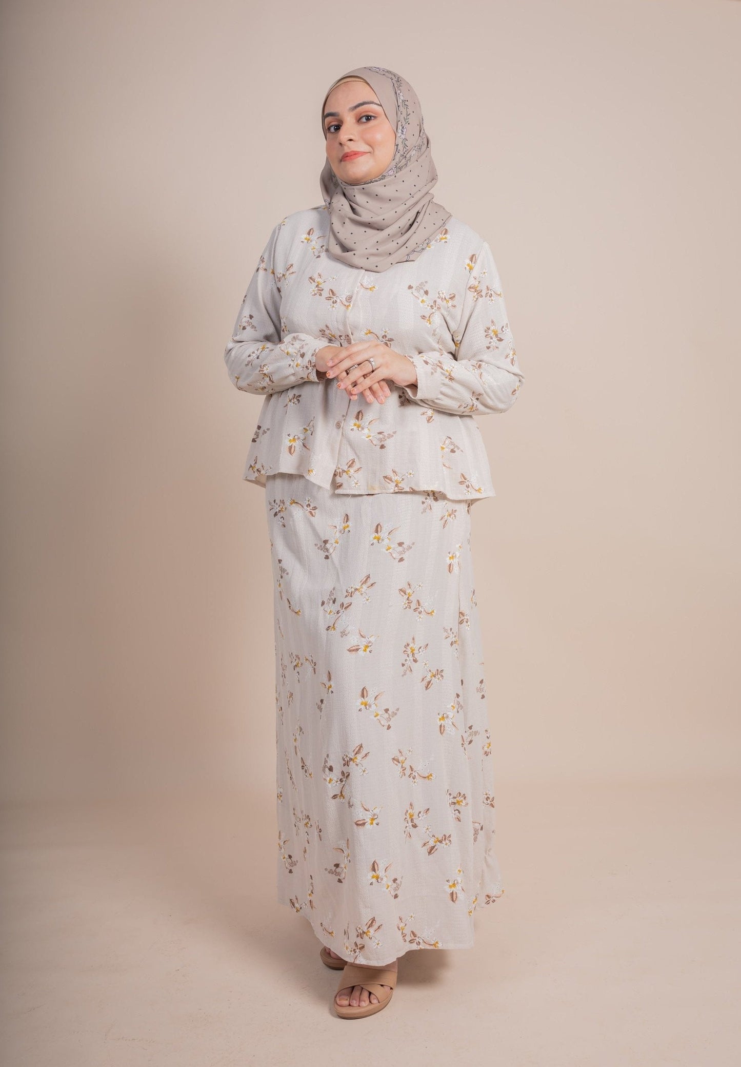 ESHAL SKIRT SET - GREY