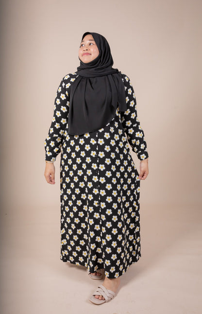 CHADIA MAXI DRESS - BLACK