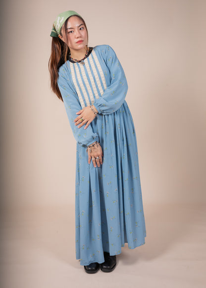 DAHA MAXI DRESS - SKY BLUE