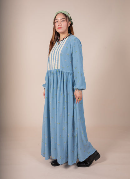 DAHA MAXI DRESS - SKY BLUE