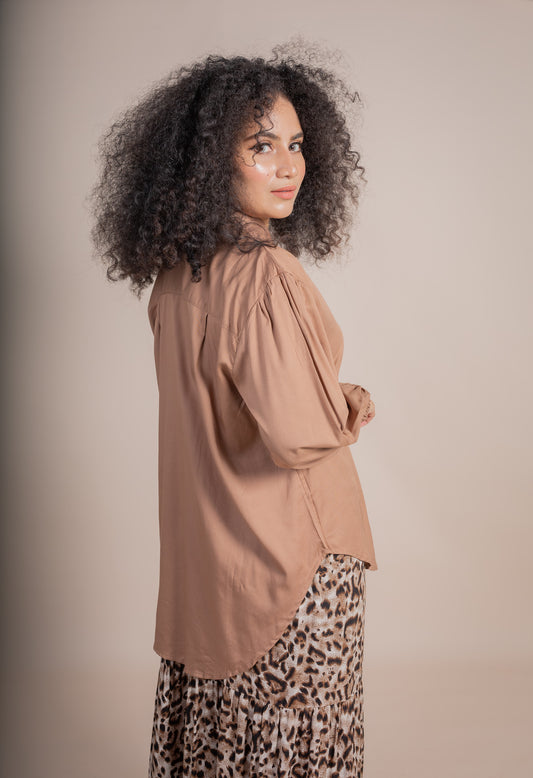 FARYAL SKIRT SET - CHEETAH