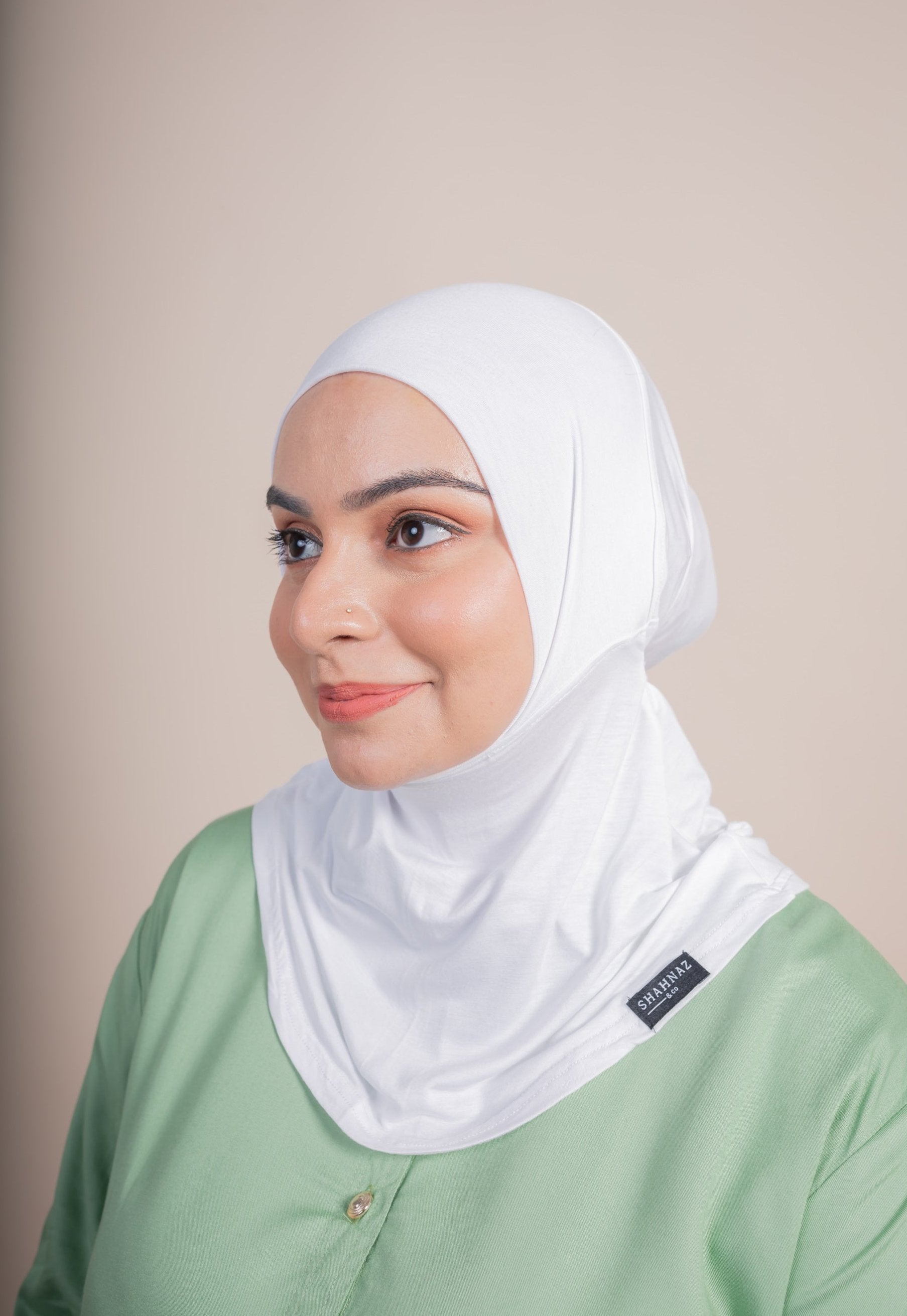 Normal Inner Cap ESME NINJA INNER CAP - WHITE – SHAHNAZ CLOTHING BOUTIQUE