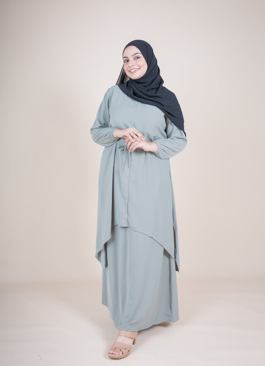 ILINA SKIRT SET - SAGE GREEN