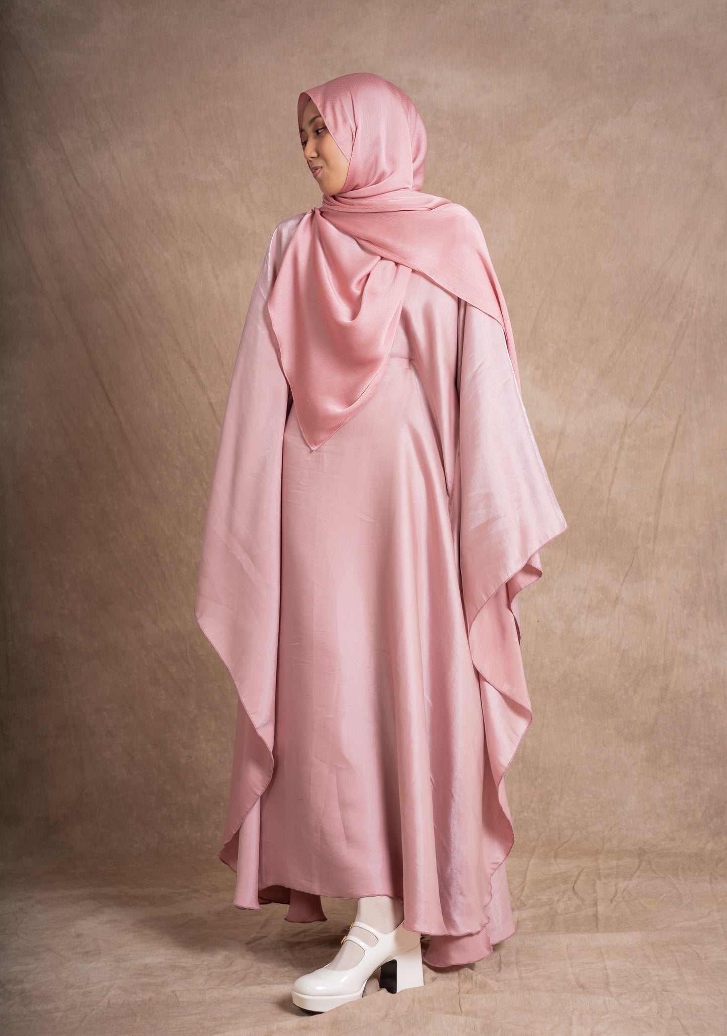 AMEERA KAFTAN ABAYA - BLUSH