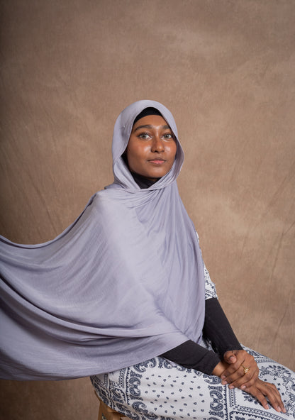 SATIN MODAL HIJAB - FOSSIL