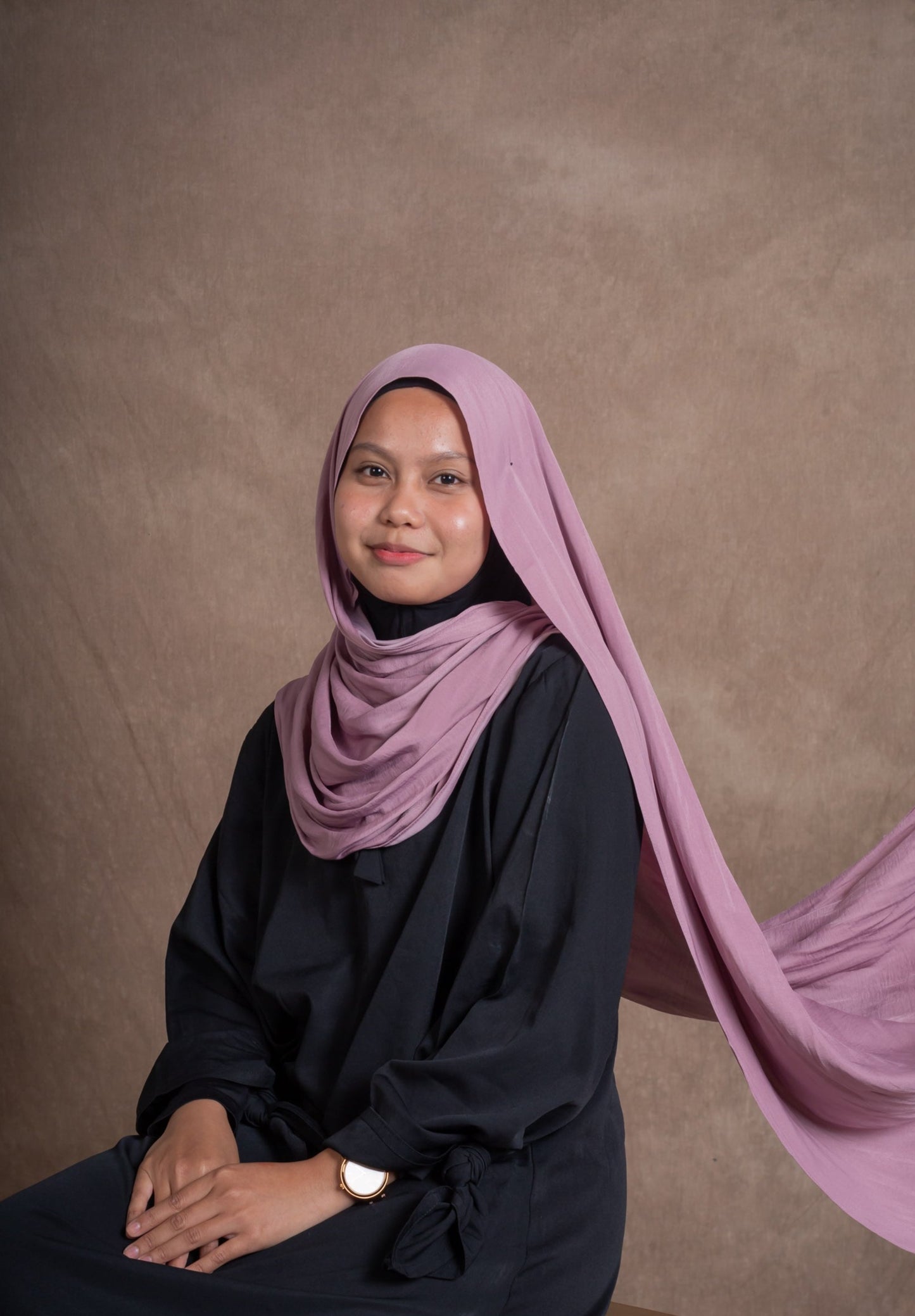 SATIN MODAL HIJAB - LAVENDER