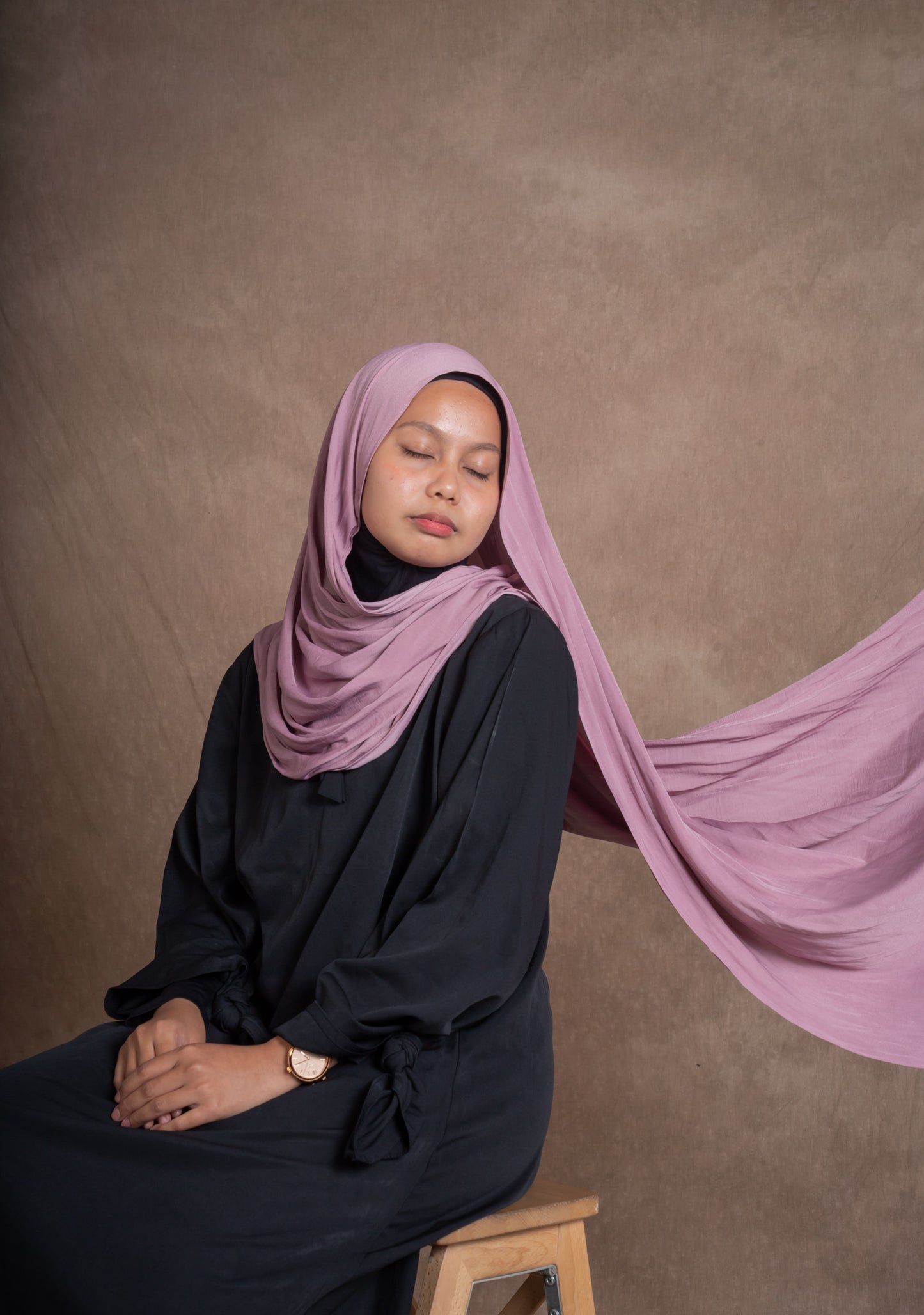 SATIN MODAL HIJAB - LAVENDER