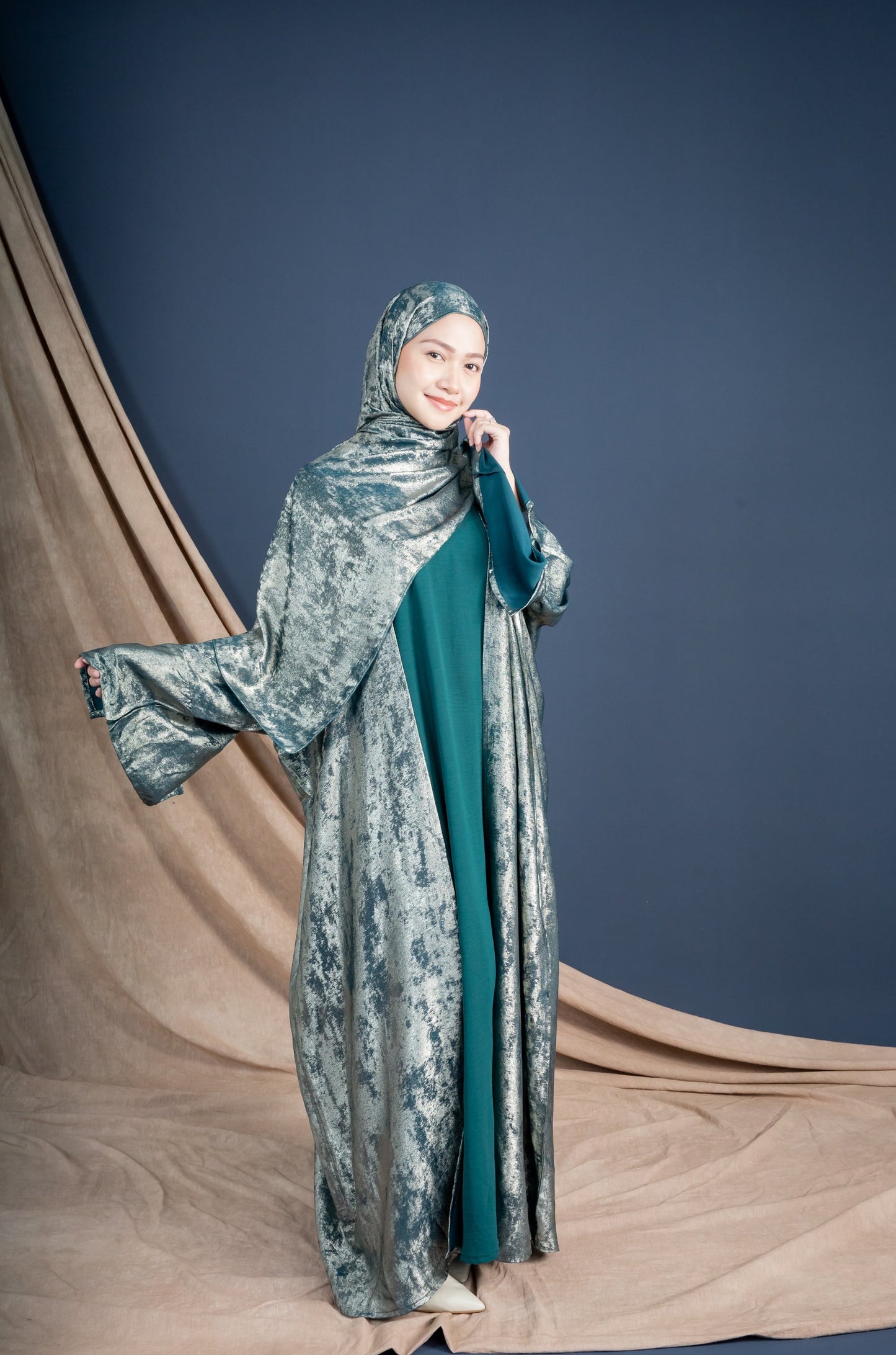 MALIKA ABAYA - EMERALD GREEN