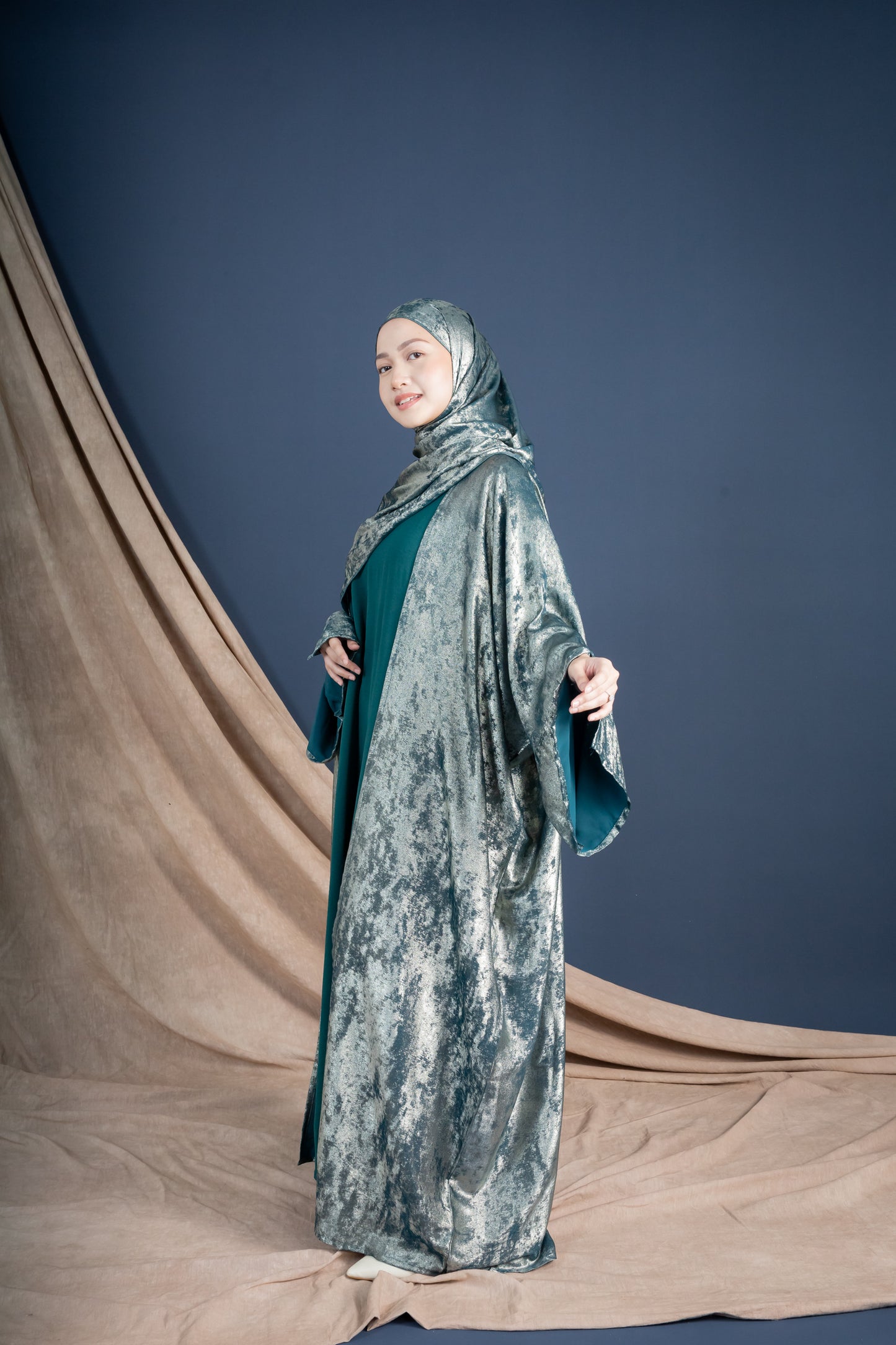 MALIKA ABAYA - EMERALD GREEN