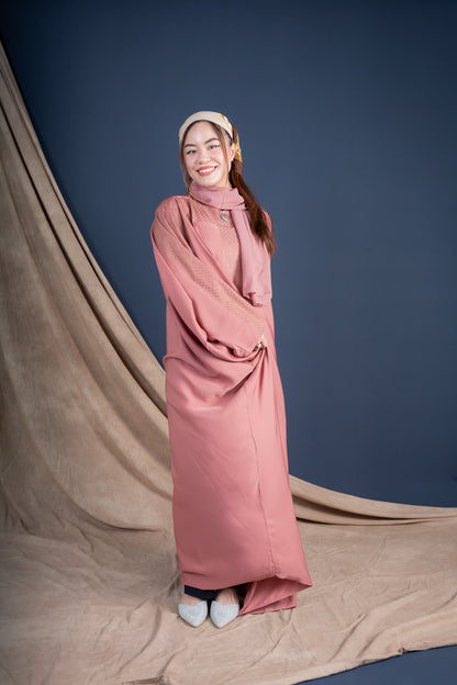 BALQIS KAFTAN ABAYA - BLUSH