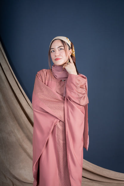 BALQIS KAFTAN ABAYA - BLUSH