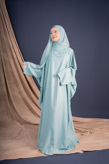 BALQIS KAFTAN ABAYA - TURQUOISE