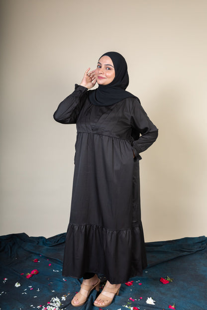 ELMIRA MAXI DRESS - BLACK