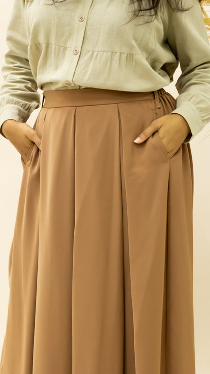 BELLA SKIRT - CARAMEL