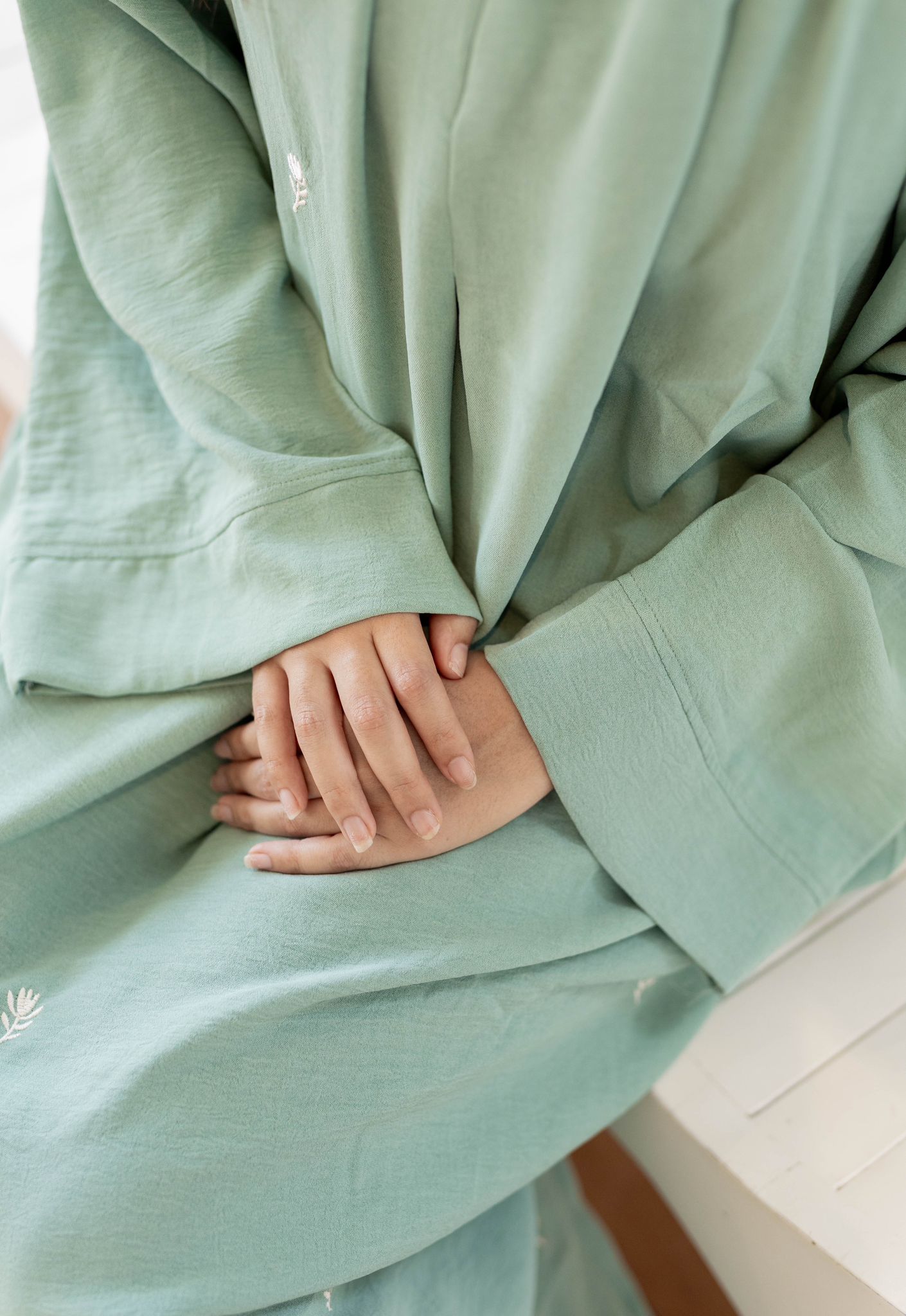 ZAYRA MIDI DRESS - MINT GREEN