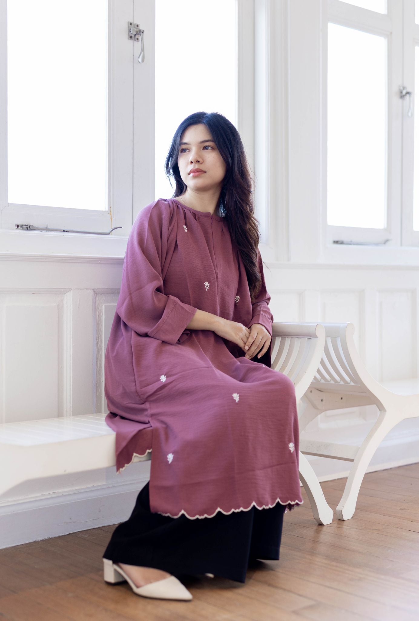 ZAYRA MIDI DRESS - PINK