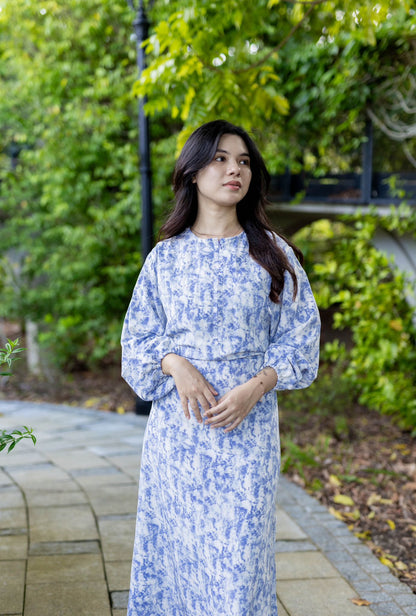 ETHEREA MAXI DRESS - WATERFALL