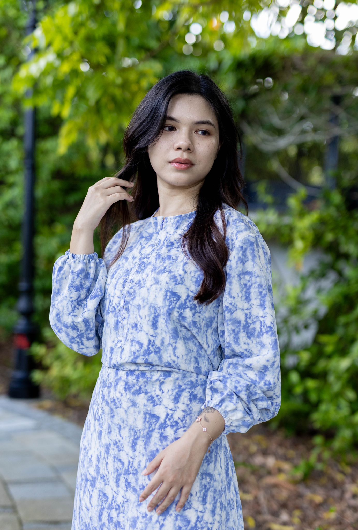 ETHEREA MAXI DRESS - WATERFALL